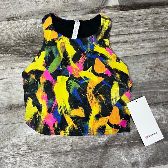 Lululemon Athletic Invigorate Training Tank Top Undertone Multi NWT Size 4 - Picture 1 of 6